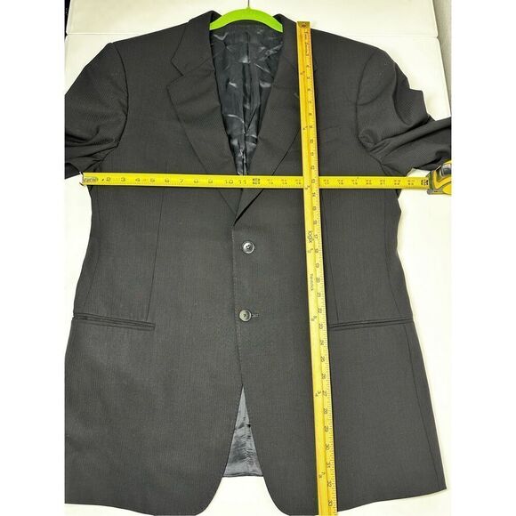 Armani Collezioni Men’s 2 Buttons Blazer Black Made in Italy Size 42 See Descrip - Picture 5 of 16